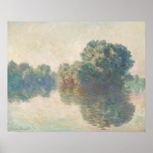 Poster O Sena em Giverny por Claude Monet