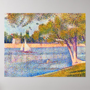 Poster O Sena em La Grande Jatte, Seurat