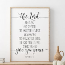 O Senhor Abençoa-Te E Mantém-Te, Números 6:24-26