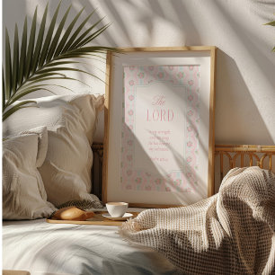 Poster O Senhor é a minha força e a minha arte de mural