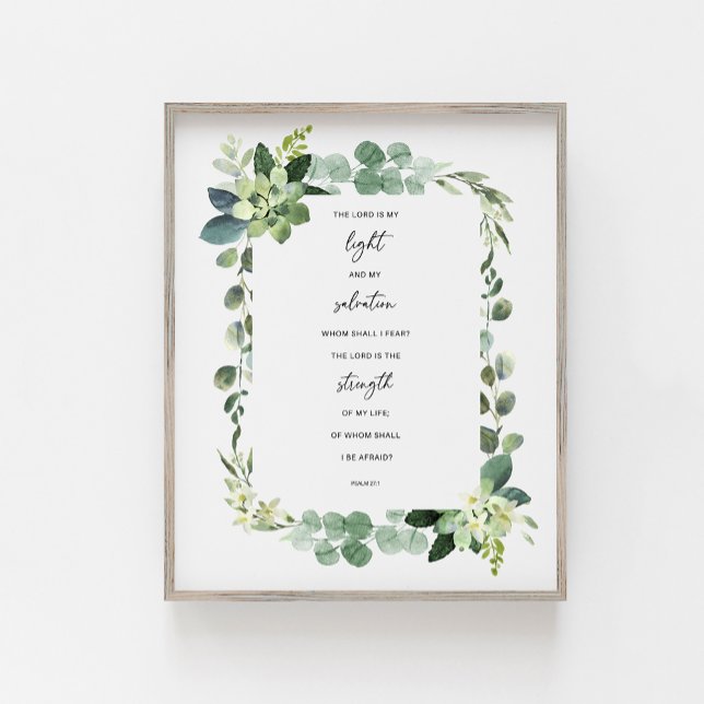 Poster O Senhor é a minha luz (Criador carregado)