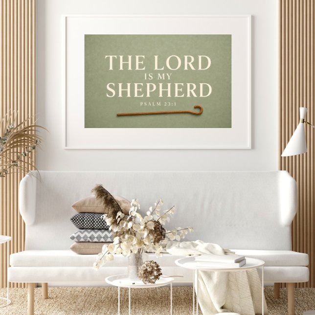 Poster O SENHOR É MEU PASTOR | Cristão (Criador carregado)