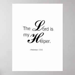 Poster O Senhor é o Meu Auxiliar