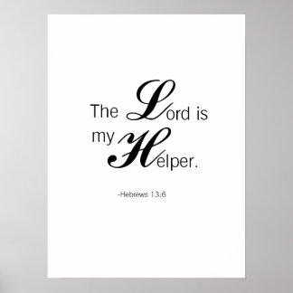 Poster O Senhor é o Meu Auxiliar