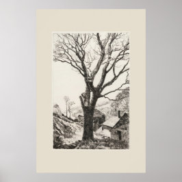 Poster O Sentinel Cornwall Eleanor Hughes Restrike