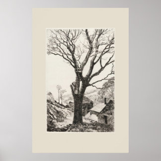 Poster O Sentinel Cornwall Eleanor Hughes Restrike