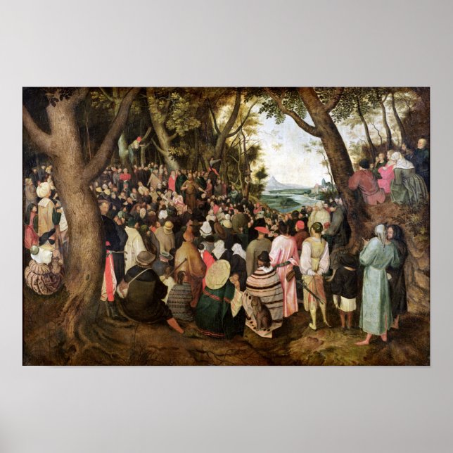 Póster O Sermão das Ruas, João Batista (Frente)