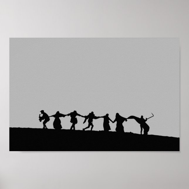 Poster O Sétimo Selo de Ingmar Bergman (Frente)