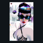 Poster O Seu Futuro Pica<br><div class="desc">O Seu Futuro Pica. 2023,  Ken Gage. Mídia mista: surrealismo pop.</div>