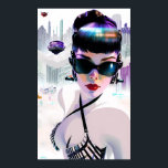 Poster O Seu Futuro Pica<br><div class="desc">O Seu Futuro Pica. 2023, Ken Gage. Mídia mista: surrealismo pop.</div>