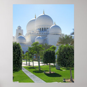 Poster O Sheikh Zayed Grande Mesquita abobada 1