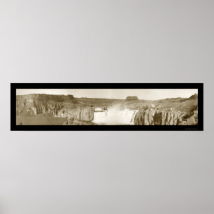 Póster O Shoshone cai a foto 1909 de Idaho