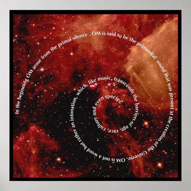 Póster O significado de OM (Frente)