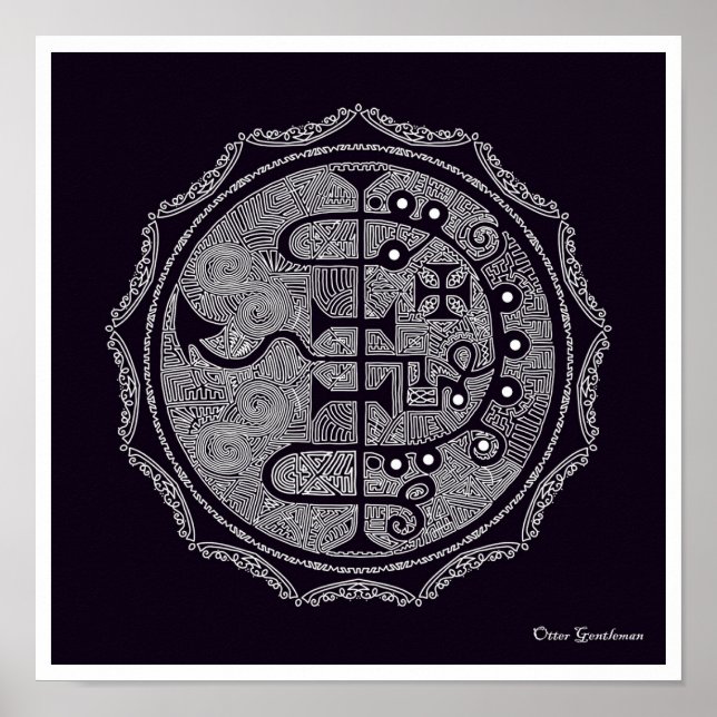 Poster O Símbolo de Asmodeus (Frente)