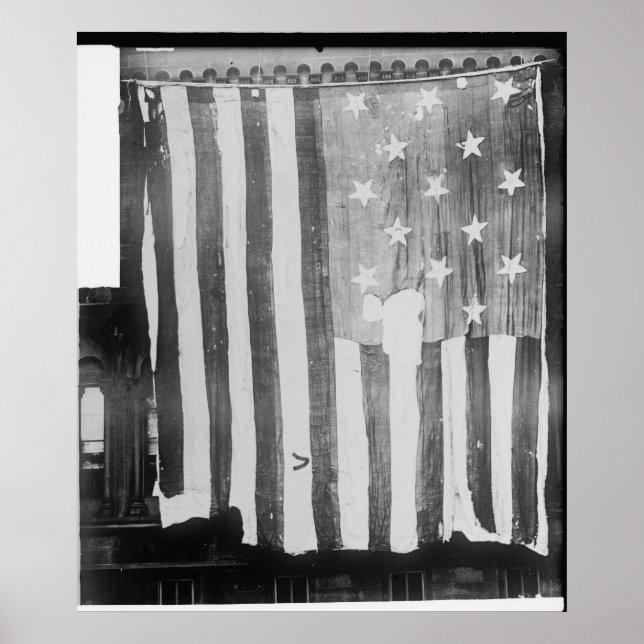 Póster O Sinalizador de 15 Estrelas do Banner original co (Frente)