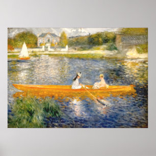 Poster O Skiff de Pierre-Auguste Renoir - Impressionista