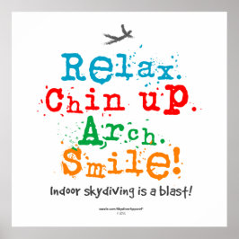 Poster O Skydiving interior é uma explosão!