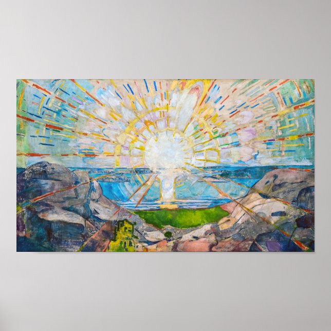 Poster O Sol 1909 | Edvard Munch | (Frente)