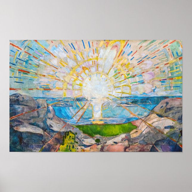 Poster O Sol 1909 | Edvard Munch | (Frente)