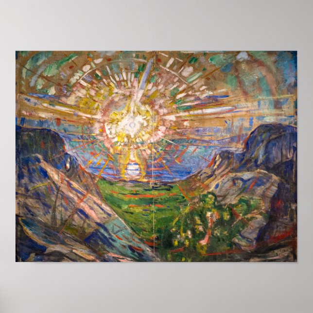 Poster O Sol 1916 | Edvard Munch | (Frente)