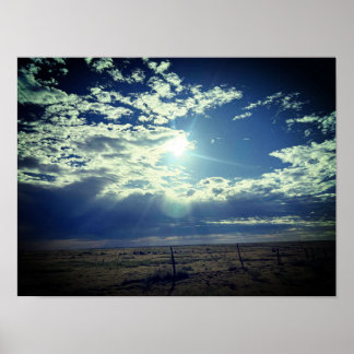 Poster O sol acima da pradaria