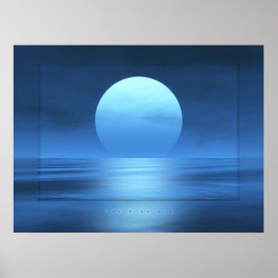 Póster O sol azul