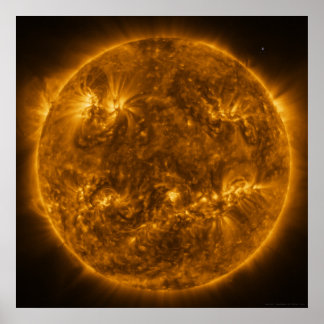 Poster O Sol como visto pelo Orbiter Solar