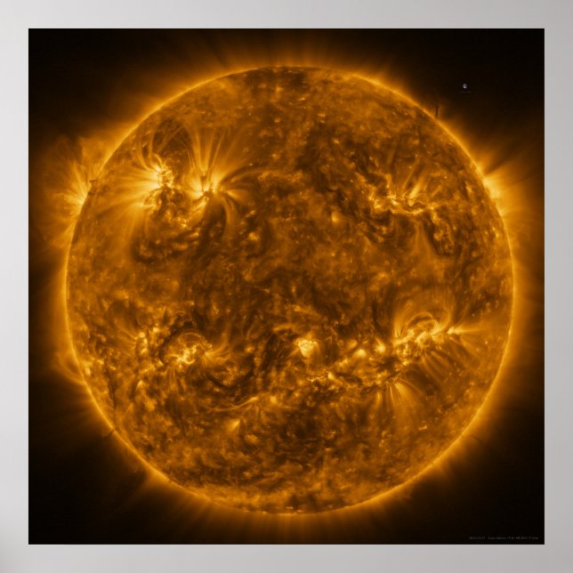 Poster O Sol como visto pelo Orbiter Solar (Frente)