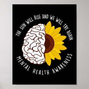 Poster O Sol Irá Subir E Tentaremos De Novo A Saúde Menta