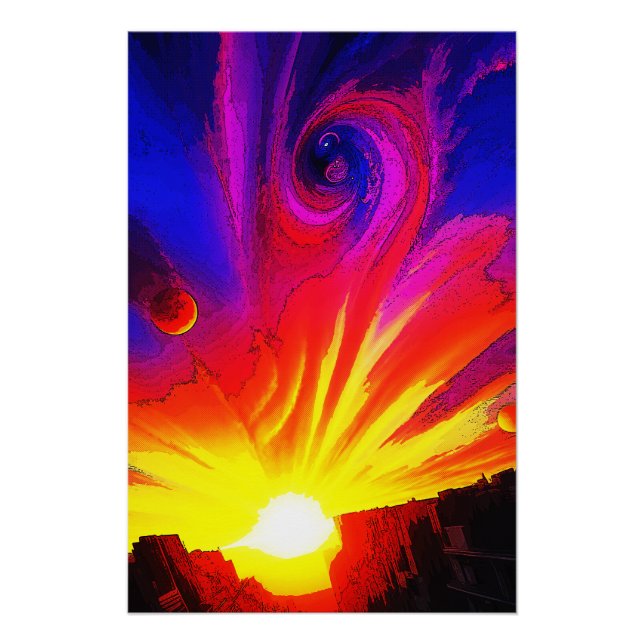 Póster O Sol No Multiverso (Frente)