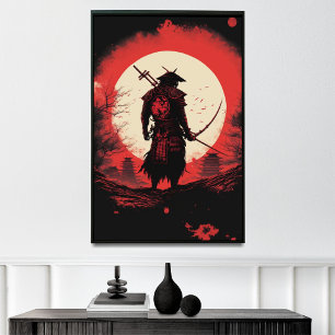 Poster O Sol Vermelho, símbolo do guerreiro épico em japo