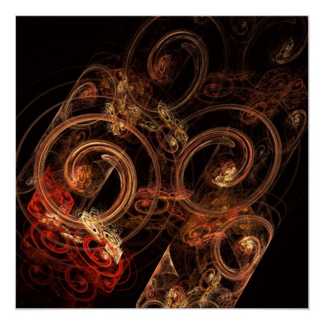 Póster O som da Abstrato de música (Frente)