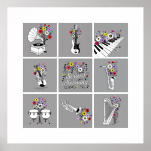 Poster O Som de Florescer – Coleção de Música