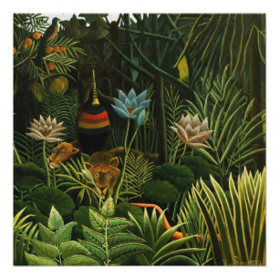Póster O sonho, belas artes de Henri Rousseau