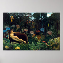 Poster O Sonho de Henri Rousseau