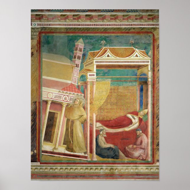 Póster O Sonho de Inocent III, 1297-99 (Frente)