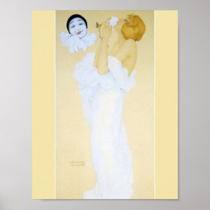 Póster O sonho de Pierrot por Raphael Kirchner