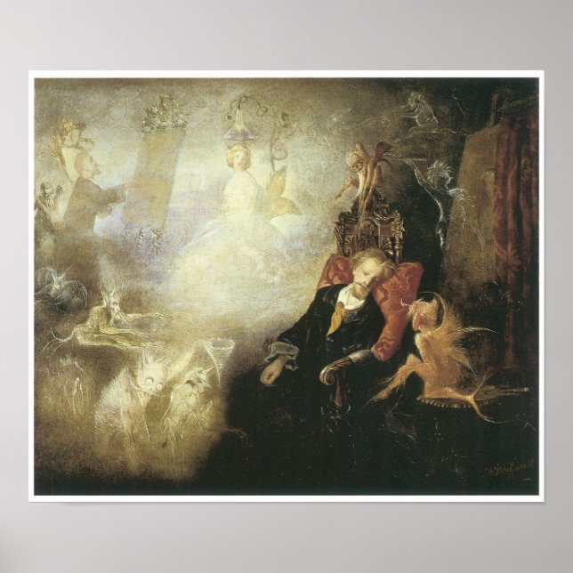 Poster O Sonho do Artista, 1857 (Frente)