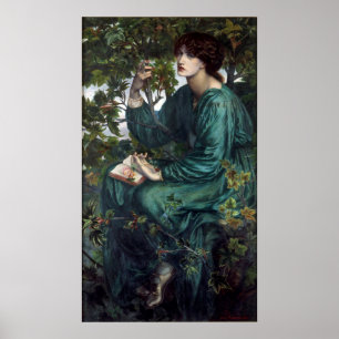 Póster O Sonho do Dia de Dante Gabriel Rossetti