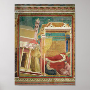Póster O sonho do Innocent III, 1297-99