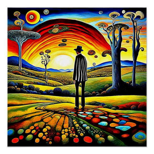 Póster O Sonho do Pôr do Sol (Frente)