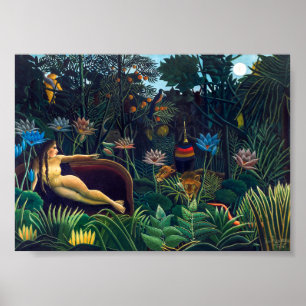 Poster O Sonho   Henri Rousseau  