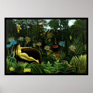 Poster O Sonho - Henri Rousseau
