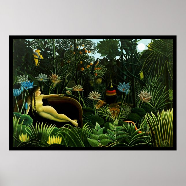 Poster O Sonho - Henri Rousseau (Frente)