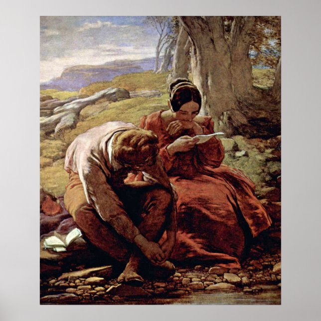 Poster O sonnet, de William Mulready (Frente)