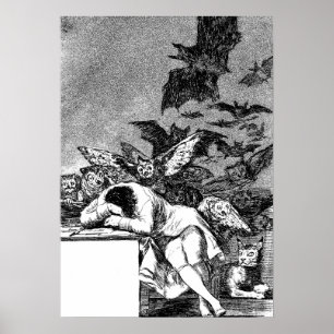 Poster O Sono Da Razão Produz Monstros, Goya