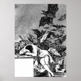 Poster O Sono Da Razão Produz Monstros, Goya