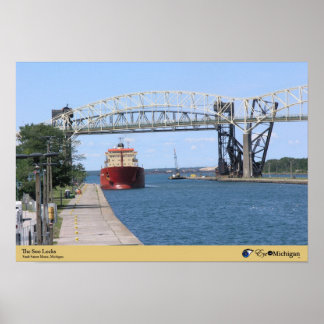 Poster O Soo Locks - Sault Ste. Marie, Michigan