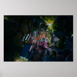 Poster O Sorriso Do Drone Noturno Alton Towers Resort