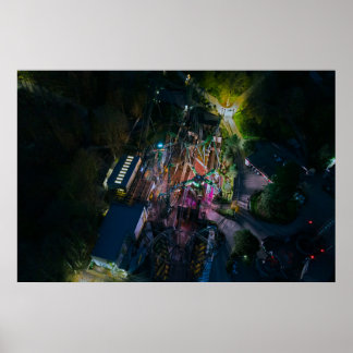 Poster O Sorriso Do Drone Noturno | Alton Towers Resort